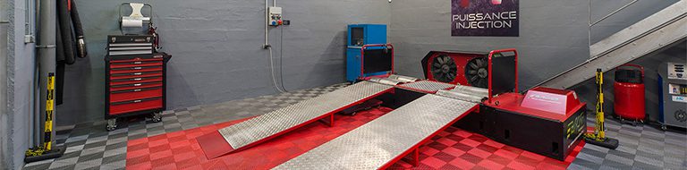 Reprogrammation moteur sur banc de puissance